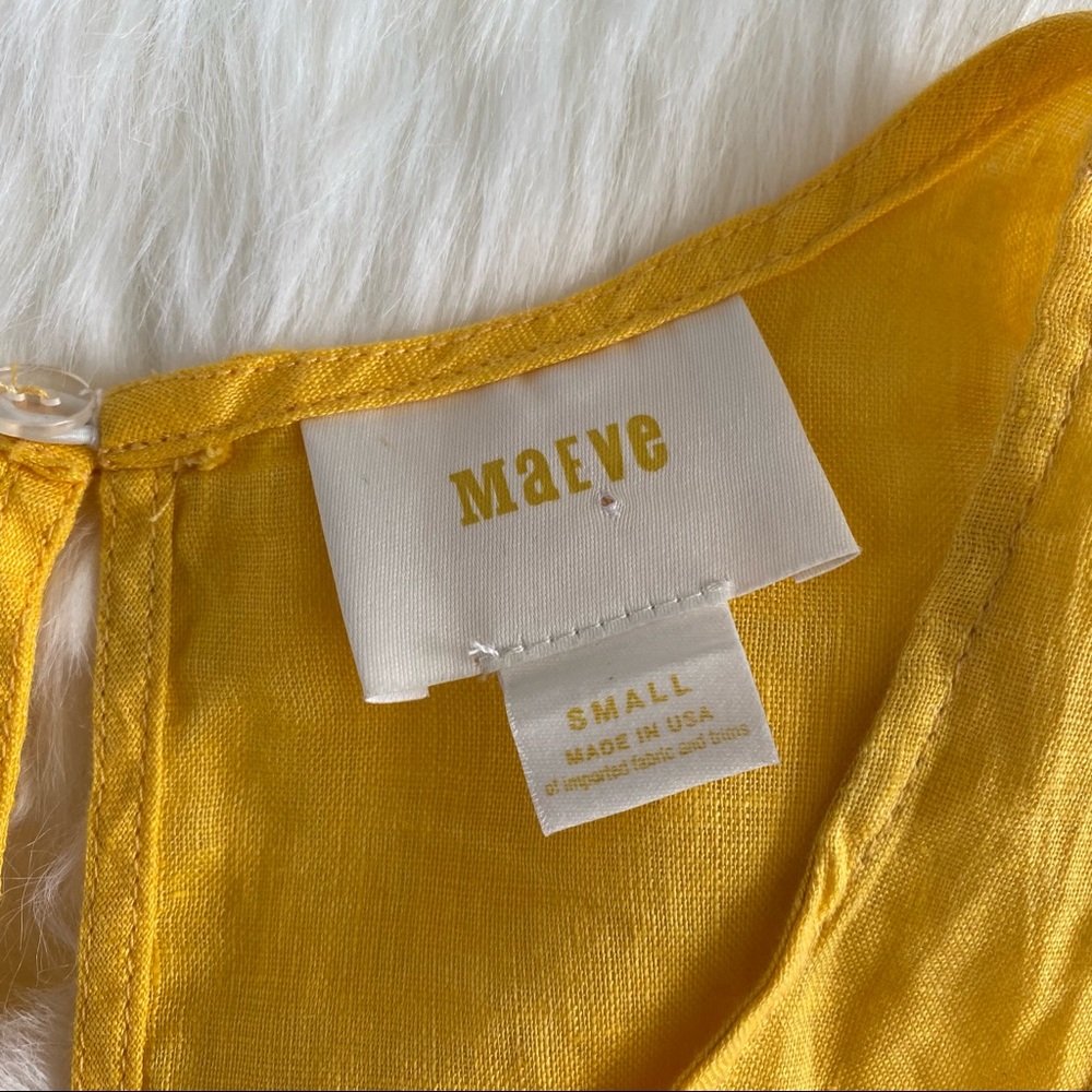 Maeve Anthropologie Linen Top - Picture 8 of 8